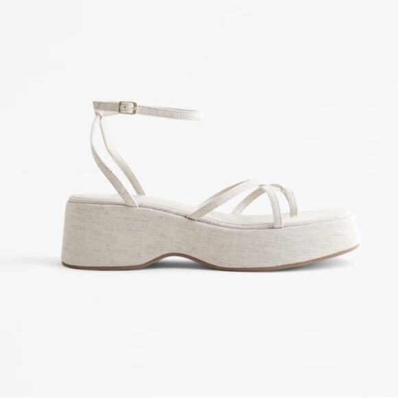 Abercrombie and Fitch Everyday Platform Heels Womens Size 9 - Picture 1 of 5